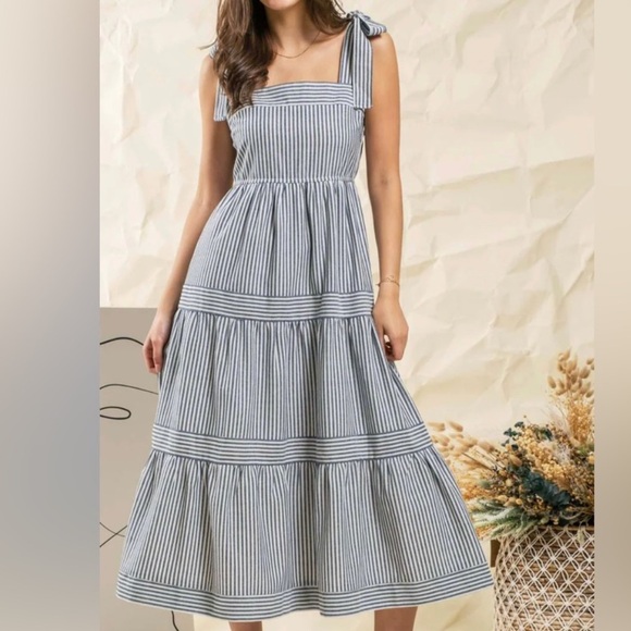 By The River Dresses & Skirts - BNWT by the river stripped dress